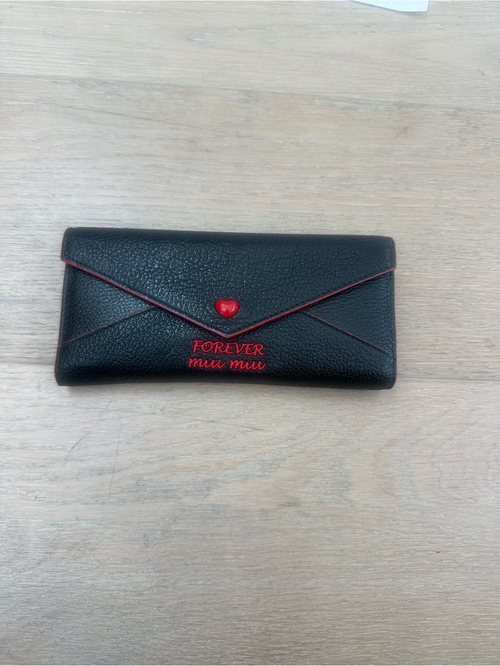 Miu Miu Madras Love Wallet